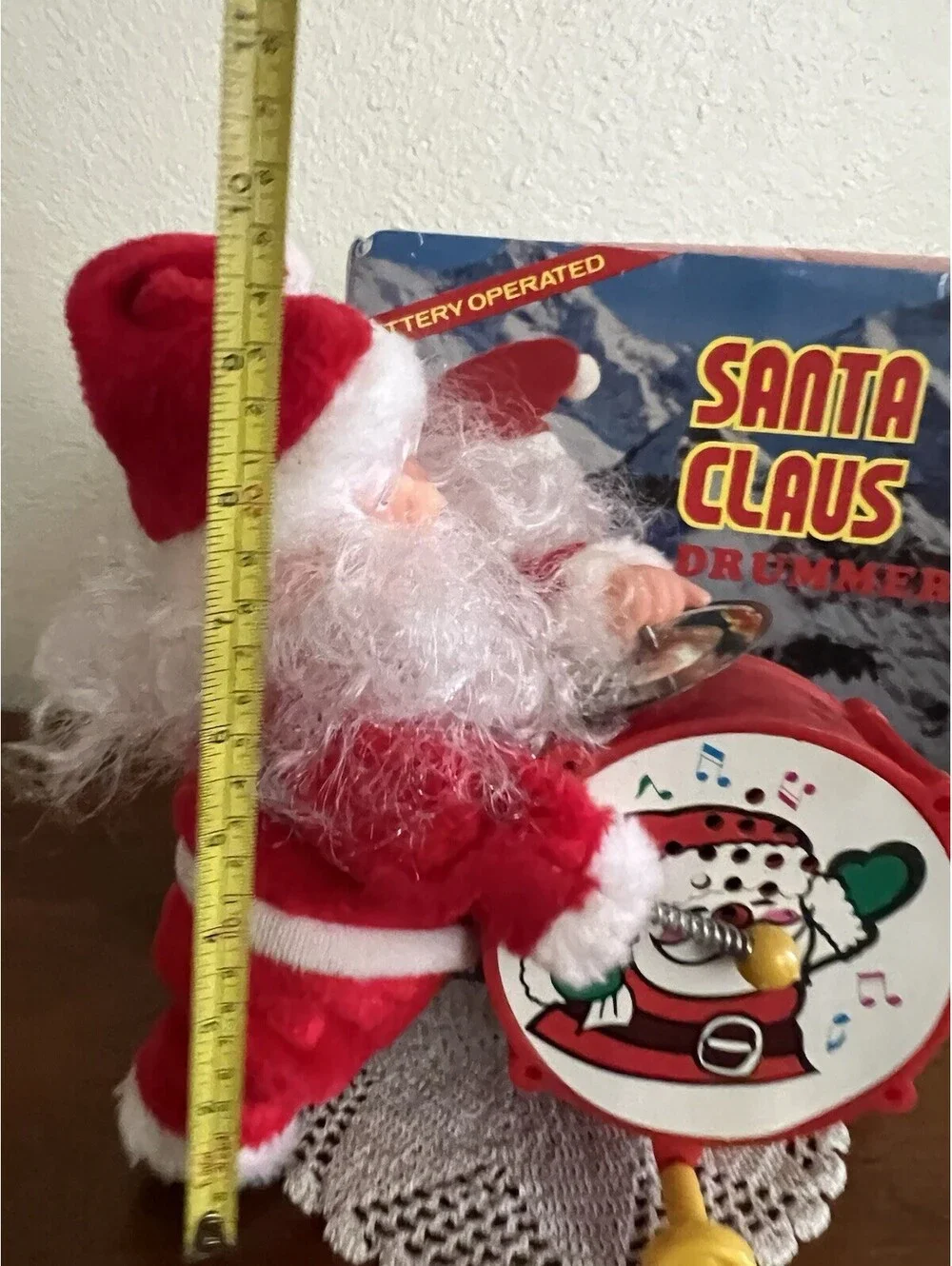 Vintage Meryvn’s Walking Santa Claus Drummer, with Box, ONLY MUSIC WORKS